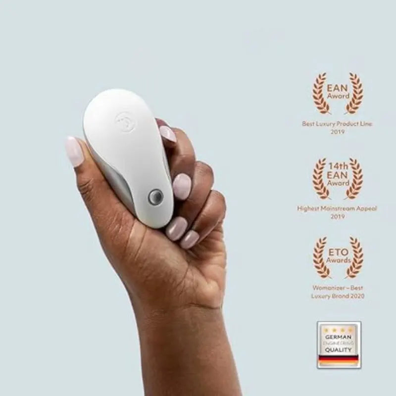 White clitoral suction cup, female vibrator toy