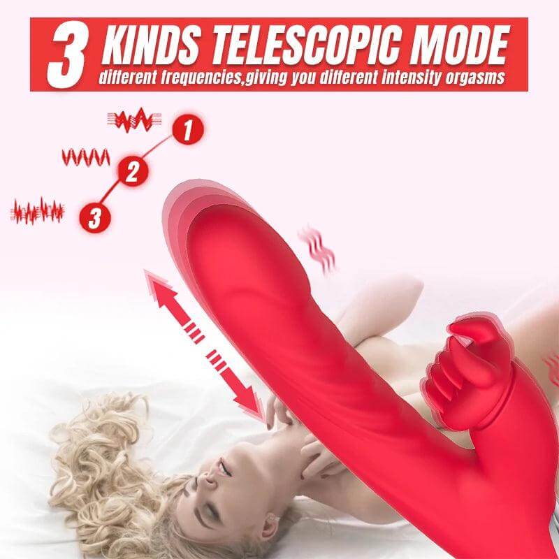 Vibrating Telescopic Rabbit Vibrator