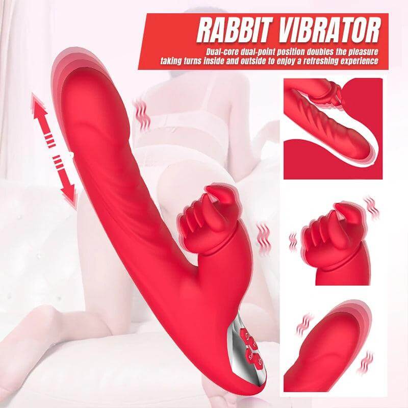 Vibrating Telescopic Rabbit Vibrator
