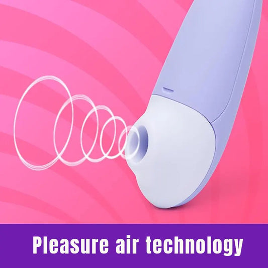 Cute Purple-White Fairy Sucking Vibrator