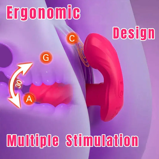 App Control 3-in-1 Clitoris and G-Spot Dildo Vibrator