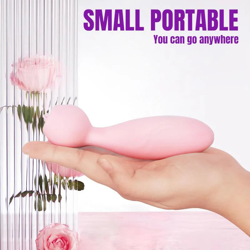 Blushing Pleasure Rose Mini Vibrator