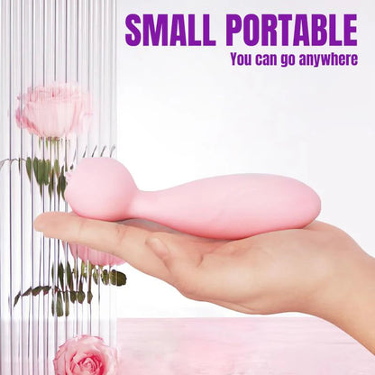 Blushing Pleasure Rose Mini Vibrator