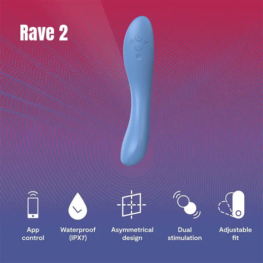 App-controlled mini 180° vibrating G-spot vibrator