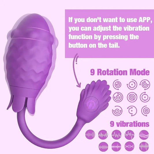 APP Remote Control Whale G-spot Vibrator
