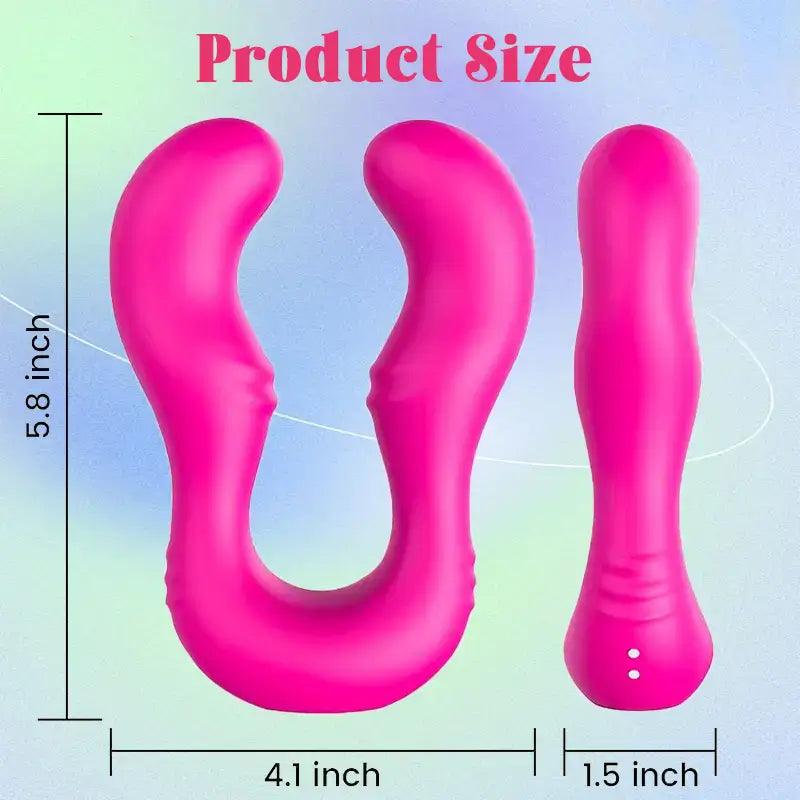 Antler Form Double Head Vibrator