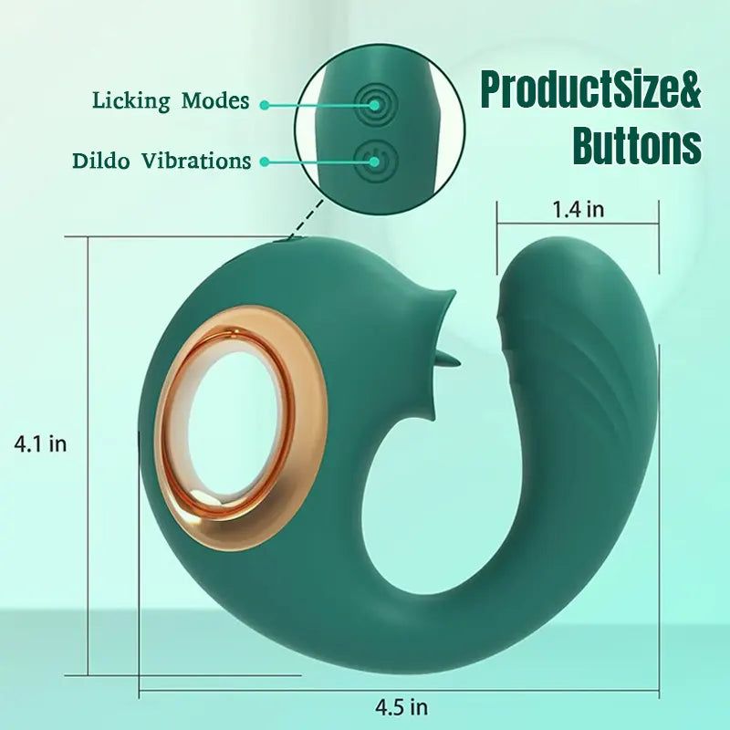 Clitoris Licking G-spot Vibrating Female Sex Toy