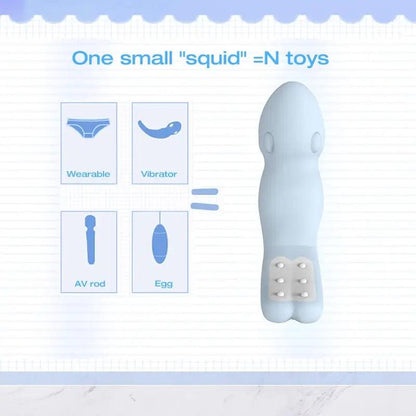 Wearable Squid Clitoral G-spot Vibrator