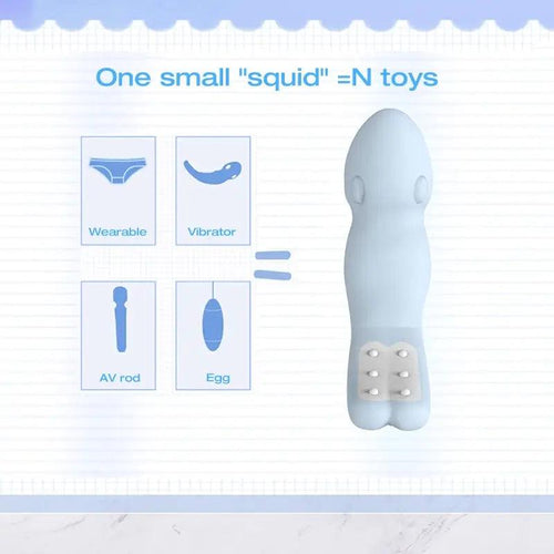 Wearable Squid Clitoral G-spot Vibrator