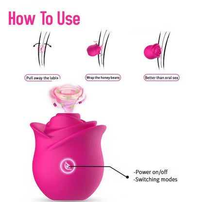 Clitoral Rose Sucker Vibrator