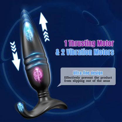 App Remote Control Thrust Anal Vibration Prostate Massager