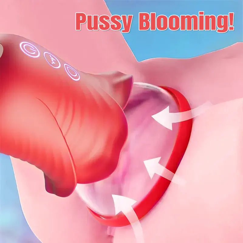 Clitoral Sucking Tongue 3 in 1 Vibrator