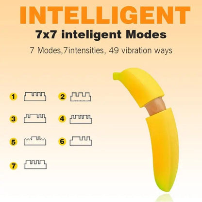 Banana Vibrating Dildo