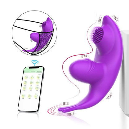 APP Vibrating Invisible Wearable Masturbator