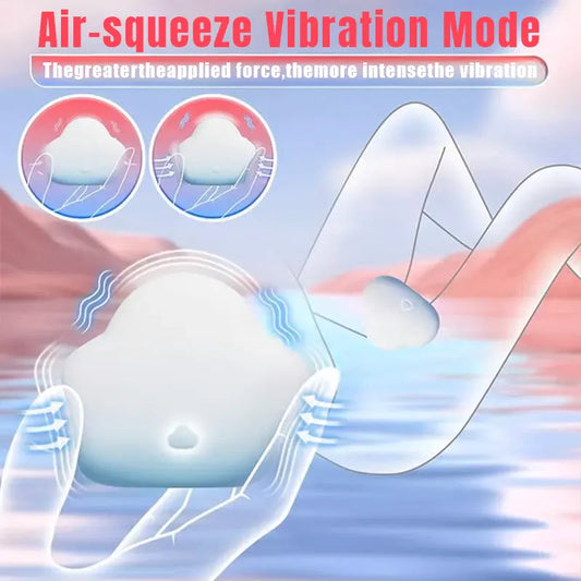 Cute cloud vibrator, air pulse technology