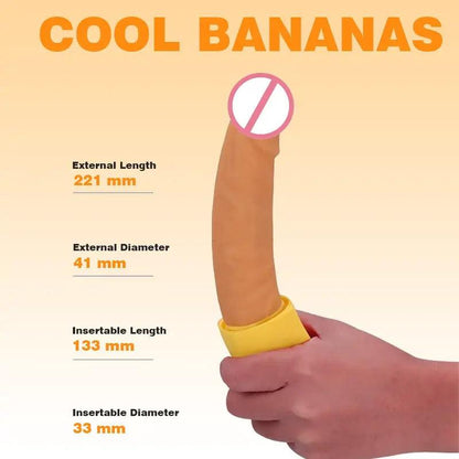 Banana Vibrating Dildo