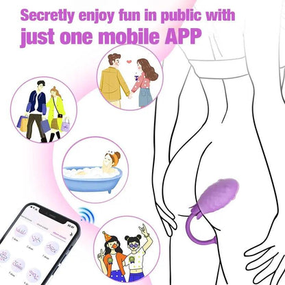 APP Remote Control Whale G-spot Vibrator