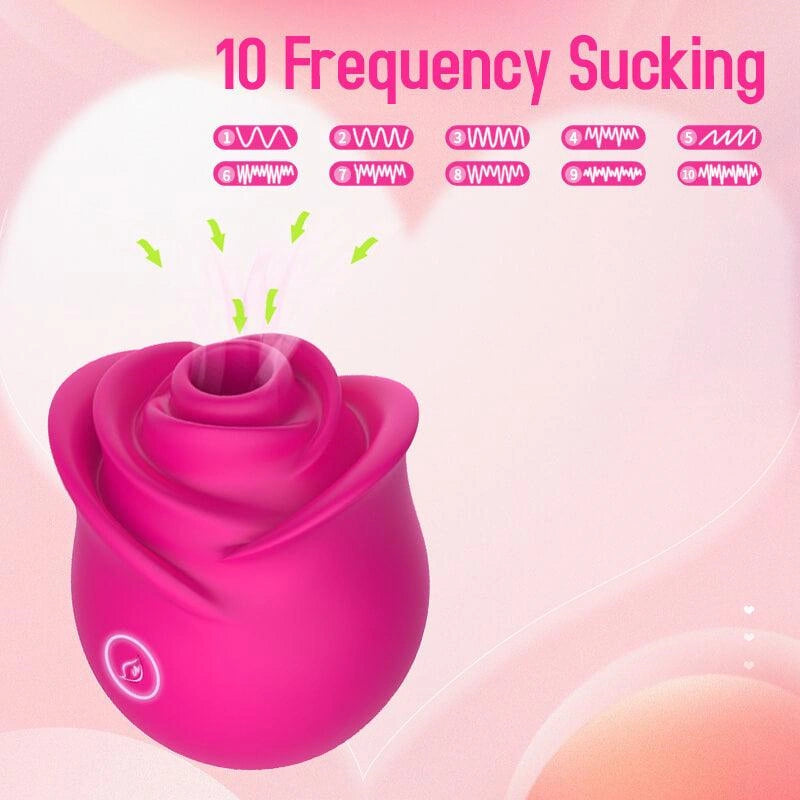 Clitoral Rose Sucker Vibrator