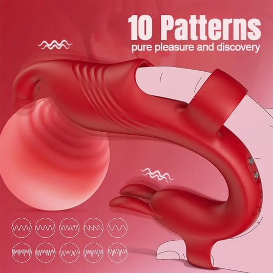 Couple Finger Vibrator - Clitoral ＆ G-spot Stimulation Sex Toy