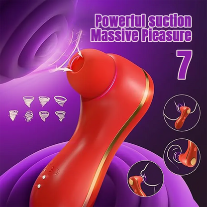 Clitoral Vibrator with 7 Suction & 3 Vibrating Modes