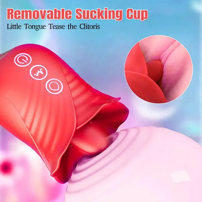 Clitoral Sucking Tongue 3 in 1 Vibrator
