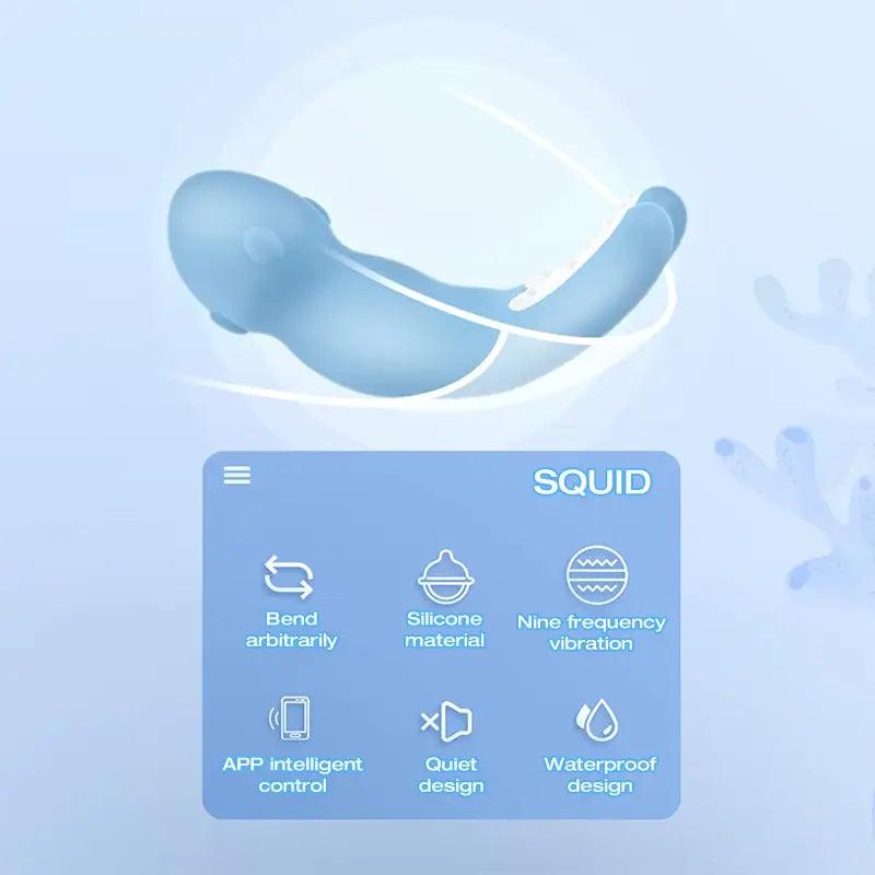 Wearable Squid Clitoral G-spot Vibrator