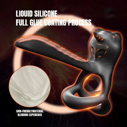 Bullwinkle Delayed Locking Cum Cock Ring