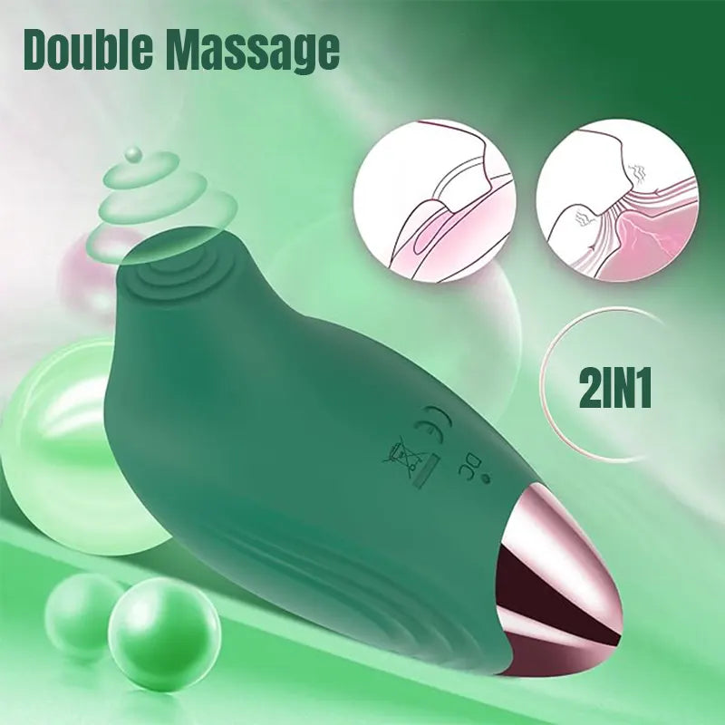 Clitoral Pacifier Female Sucking Vibrator