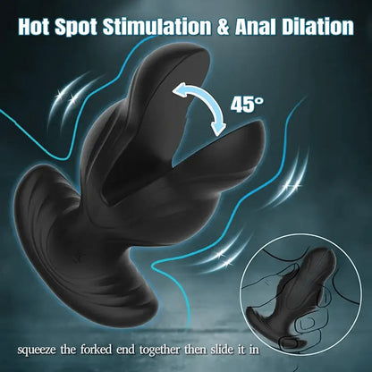 Y-Shape Vibrating Rear Anal Plug