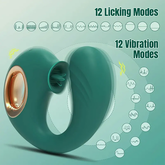 Clitoris Licking G-spot Vibrating Female Sex Toy