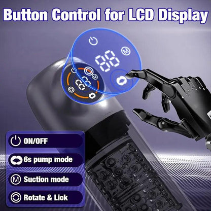 Automatic Vacuum Pump LCD Masturbation Cup
