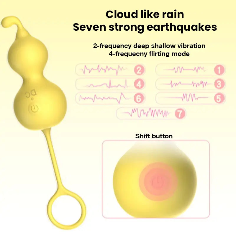 Zucchini Vibrating Masturbation Egg