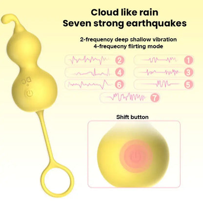 Zucchini Vibrating Masturbation Egg