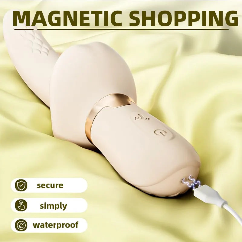 Banana vibrator, long tongue G-spot vibrator