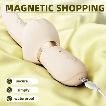 Banana vibrator, long tongue G-spot vibrator