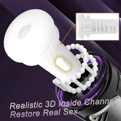 Auto Retractable Smart Heated Masturbation Cup