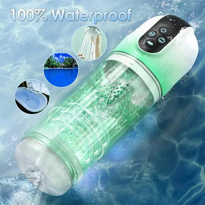 Water Bath Telescopic Swivel Masturbation Cup