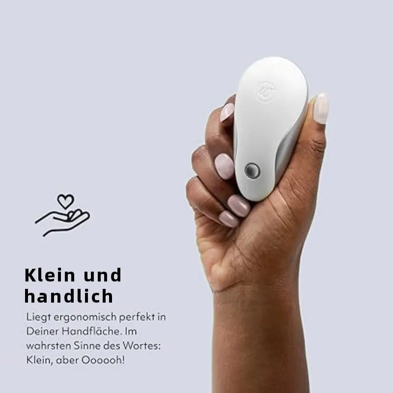 White clitoral suction cup, female vibrator toy