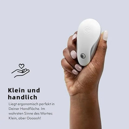 White clitoral suction cup, female vibrator toy