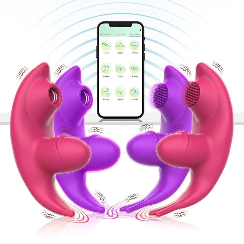 APP Vibrating Invisible Wearable Masturbator