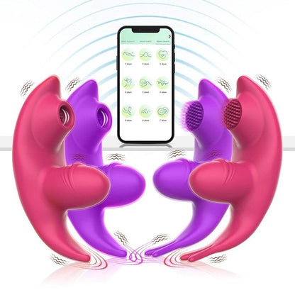 APP Vibrating Invisible Wearable Masturbator