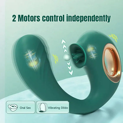 Clitoris Licking G-spot Vibrating Female Sex Toy