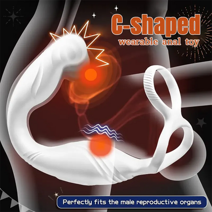 C-type Wearable Vibration Prostate Massager