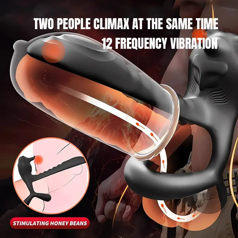 Bullwinkle Delayed Locking Cum Cock Ring