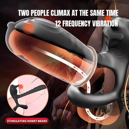 Bullwinkle Delayed Locking Cum Cock Ring