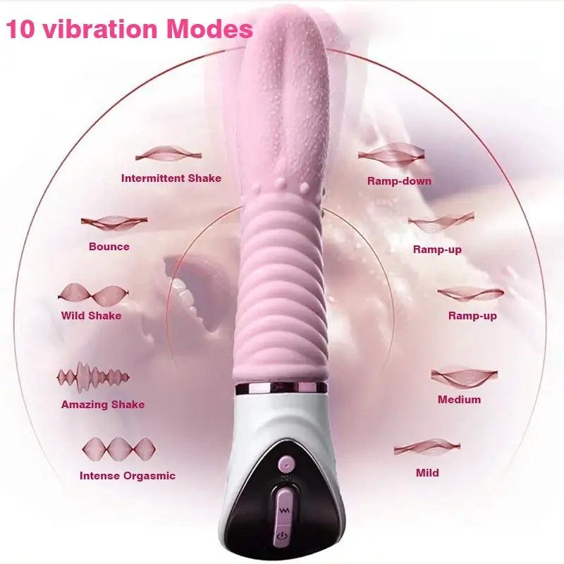Clitoral G-Spot Soft Tongue Vibrator