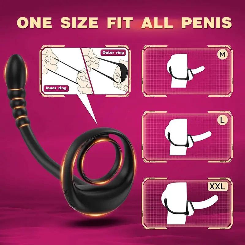 Anal Vibrating Cum Locking Ring