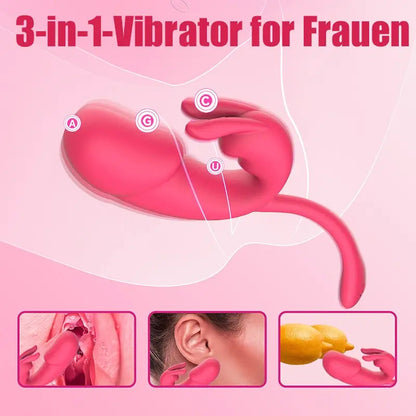 Bunny Jumping Egg Multi-Frequency Vibrating Massager