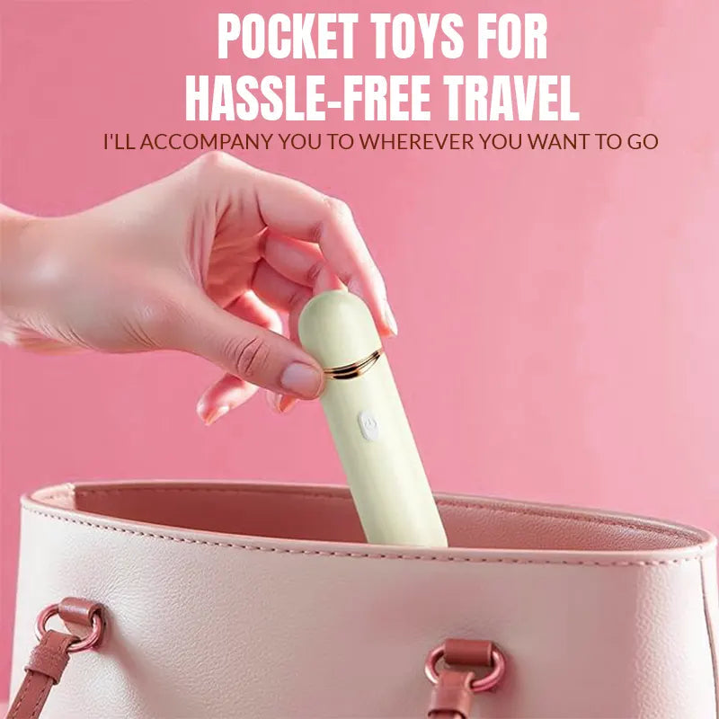 White Mini Bullet Sucking Vibrator