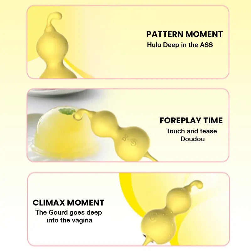 Zucchini Vibrating Masturbation Egg